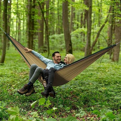 ブランド Fusmaker Hammocks Outdoor Parachute Hammock With Mosquito Net Camping Hammock All In One