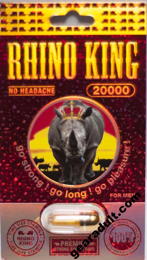 Why do men love rhino gold pills for men for sex? Rhino King 20000 Premier Gold Male Enhancement Pill For 12 Days