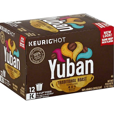 Yuban Coffee K Cup Pods Traditional Medium Roast Latin American