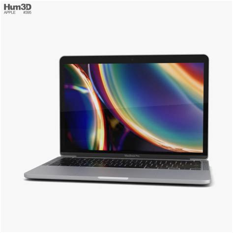 How to buy cheap macbook malaysia ? Apple MacBook Pro 13 inch (2020) Silver 3D model ...