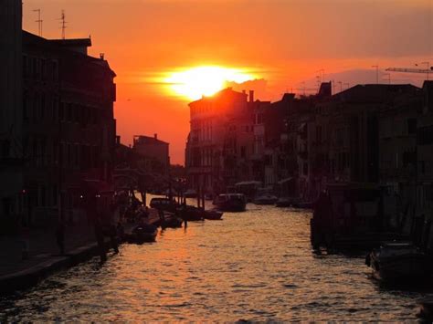 Worldzone7 Sunset View Venice In Italy
