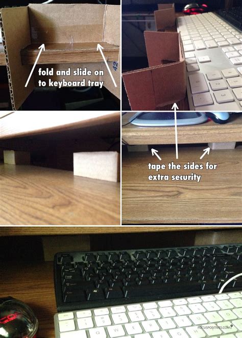 Diy Hack To Stop Keyboard From Sliding Off Keyboard Tray Zero Cost