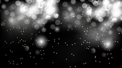 Free Abstract Black And White Bokeh Defocused Lights Background Vector