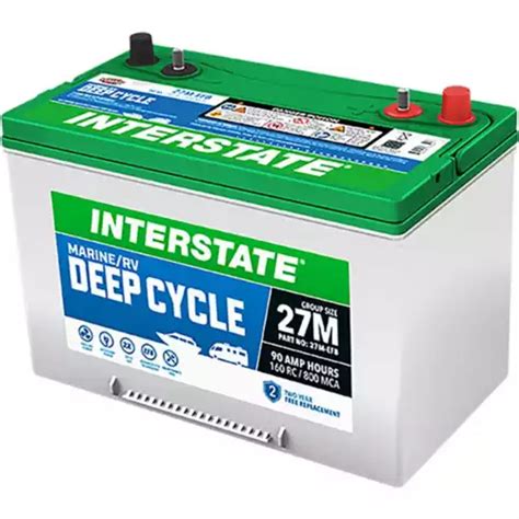 Interstate Marinerv Deep Cycle Battery 27m Efb