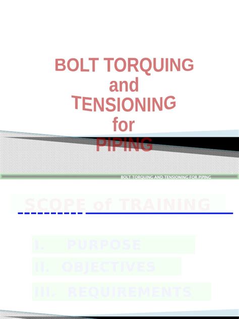 Bolt Torquing And Tensioning Pdf Nut Hardware Screw