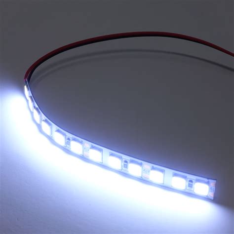 White 5050 High Density Pre Wired LED Strip Lighting Micro Miniatures