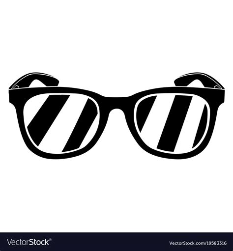 Shop the world's largest selection, 50% discounts. Hipster glasses silhouette Royalty Free Vector Image