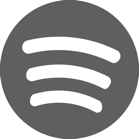 Spotify Logo Black And White Transparent Free White Spotify Icon Logo