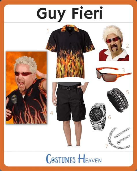 Guy Fieri Costume For Cosplay Halloween