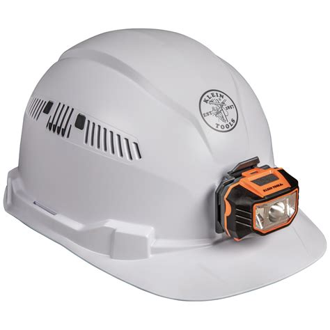 Hard Hat Vented Cap Style With Headlamp 60113 Klein Connection