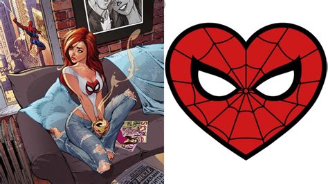 Introducir 30 Imagen Mary Jane Watson Spiderman Heart Shirt