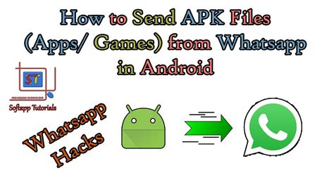 How To Send Apk Files From Whatsapp Youtube