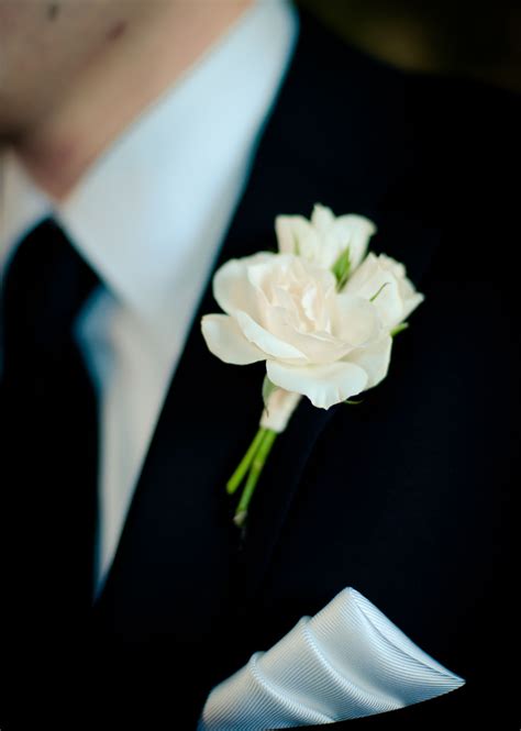 Pin By Southern Socialite On Buttonhole Inspiration Rose Boutonniere White Spray Roses White