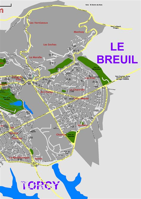 Le creusot ville triste,sombre,donne pas l envie d avancer , partir ce que j ai fait ,et heureux maintenant ma position du creusot sur la carte de france. Le Creusot en Bourgogne - Impression de la carte