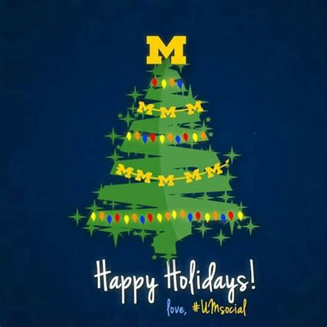 Pin By Lori Retter On Holidays Michigan Go Blue Michigan Christmas
