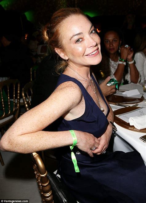Poor Lindsay Lohan Cant Catch A Break As She Suffers Major Nip Slip At Party In Sardinia