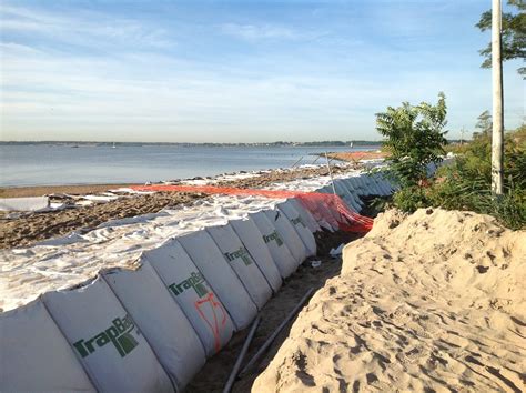 Erosion Barriers For Dune Protection And Coastal Restoration Trapbag
