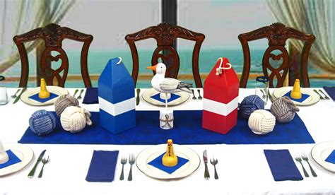 Ocean Themed Centerpieces Nautical Table Decorations