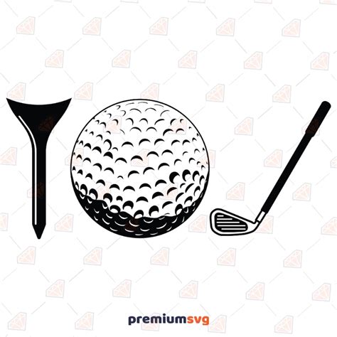 Golf Ball Svg Golf Logo Svg Golf Clipart Golf Dxf Golf Files For Cricut