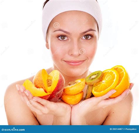 Natural Homemade Fruit Facial Masks Stock Image Image Of Apricot