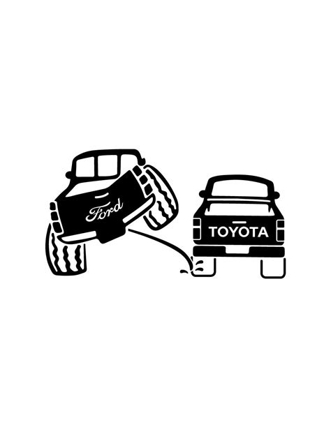 Toyota X Stickers