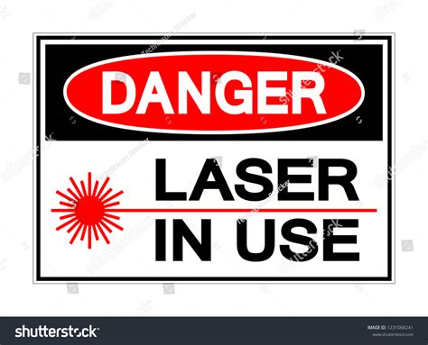 Laser Warning Sign Images Stock Photos And Vectors Shutterstock