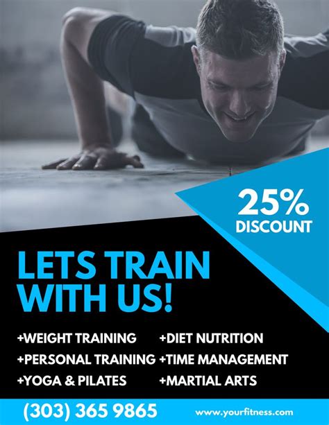 Gym Ad Poster Flyer Social Media Graphic Design Template With Images