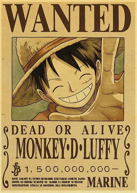 Les 31 Meilleures Images De One Piece Wanted Avis De