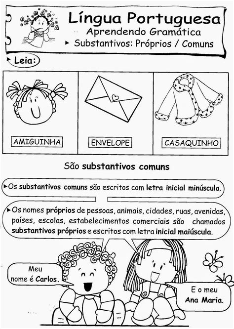 Atividade Substantivos 4 Ano