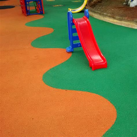 Epdm Rubber Granules For Kindergarten Venue Color Plastic Ground Runway