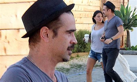 Colin Farrell Enjoys Low Key Day Date With Mystery Leggy Lady Daily Mail Online
