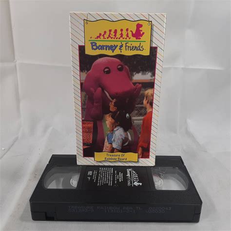 Barney And Friends Vhs Treasure Of Rainbow Beard Time Life Etsy