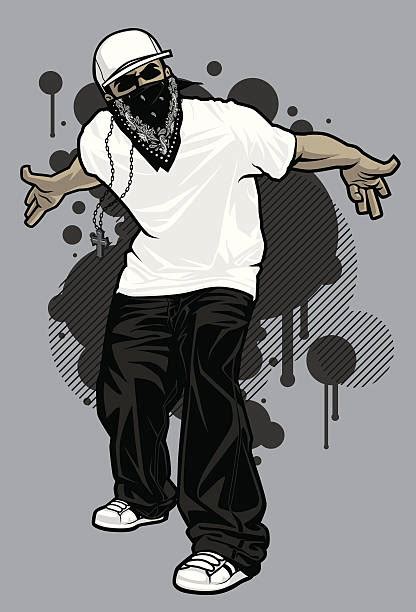Best Gangsta Rap Illustrations Royalty Free Vector Graphics And Clip Art