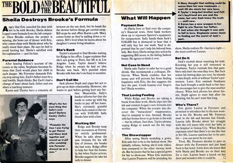 The Bold And The Beautiful Recap October 13 1992 SOD
