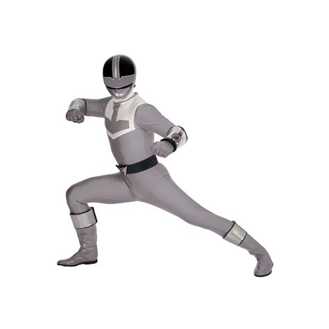 Power Rangers Time Force Cosplay Costume For A Silver Ranger With
