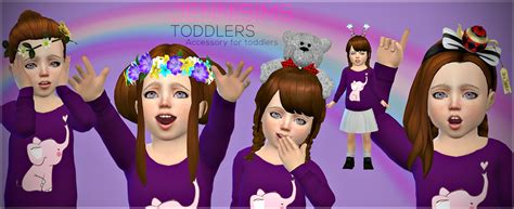 Downloads Sims 4accessories Setstoddlers5accvol5 Jennisims