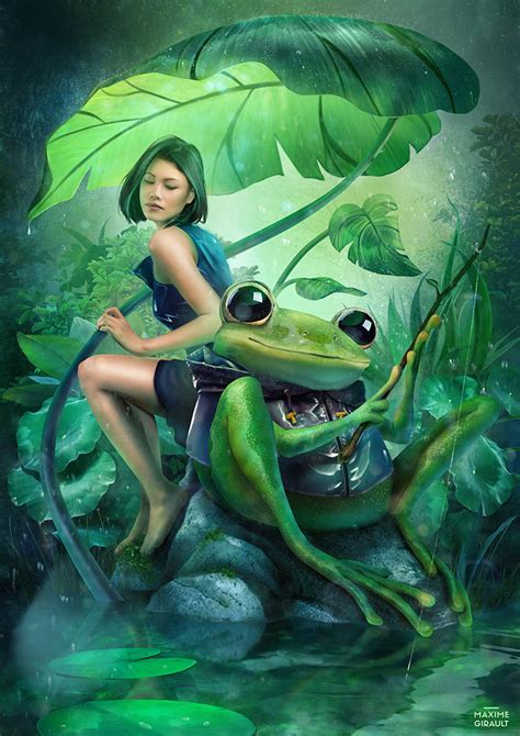 Fishing With Frog By Maximegirault On Deviantart
