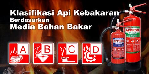 Klasifikasi Api Kebakaran Berdasarkan Media Bahan Bakar Appron