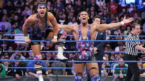 The Usos Vs American Alpha SmackDown Tag Team Championship Match