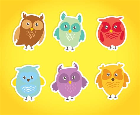 Cute Cartoon Owl Vector Eps Uidownload
