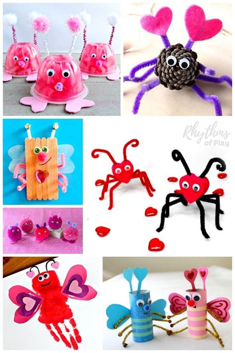 Best Love Bug Valentine Crafts Valentine Crafts Bug Crafts Paper