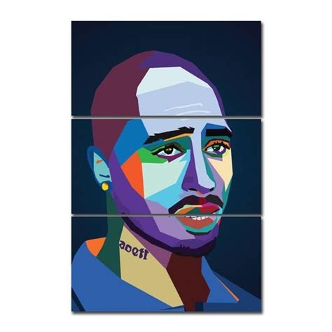 2pac Tupac Shakur Canvas Giclee Print Painting Picture Wall Etsy