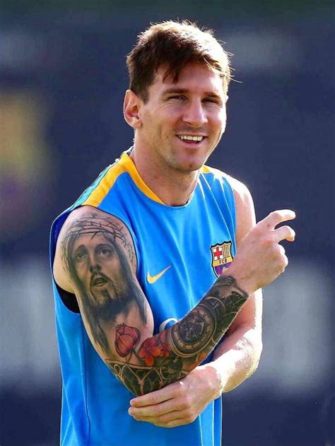 Messi · Lio Messi's sleeve. Tattoo artist: Roberto... - Celebritattoo ...