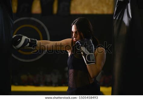 Portrait Boxer Girl Boxing Ring Stock Photo 1505458493 Shutterstock