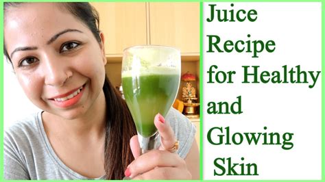 How To Get Healthy Glowing Skin At Home In Week Miracle Juice Recipe Fat To Fab YouTube