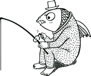 Gambar Ilustrasi Orang Memancing - Gambar Terbaru HD