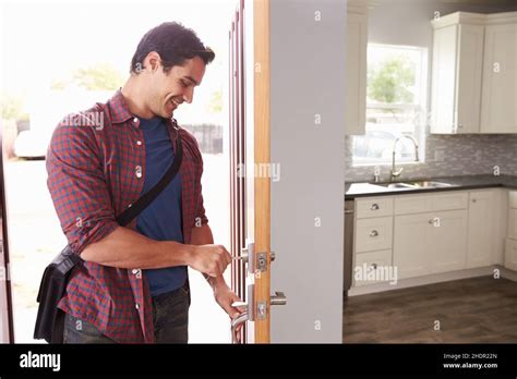 home, unlocking, door, homes, doors Stock Photo - Alamy