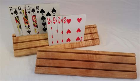 Making a beautiful money holder card is a great way to turn it into a handmade gift. Playing Card Holders Set of 2card organizer wooden card