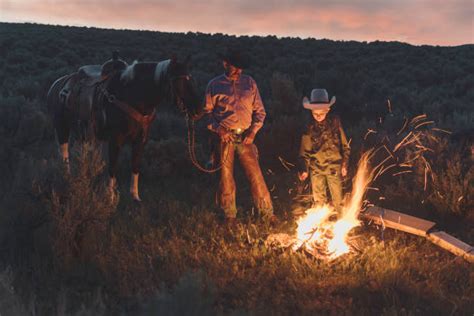 Cowboy Campfire Stock Photos Pictures And Royalty Free Images Istock