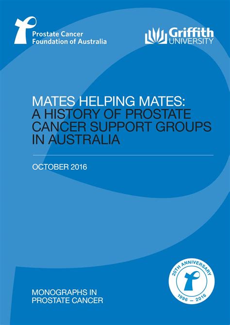 Mates Helping Mates A History Of Prostate Cancer Support Groups In Australia By Prostate Cancer